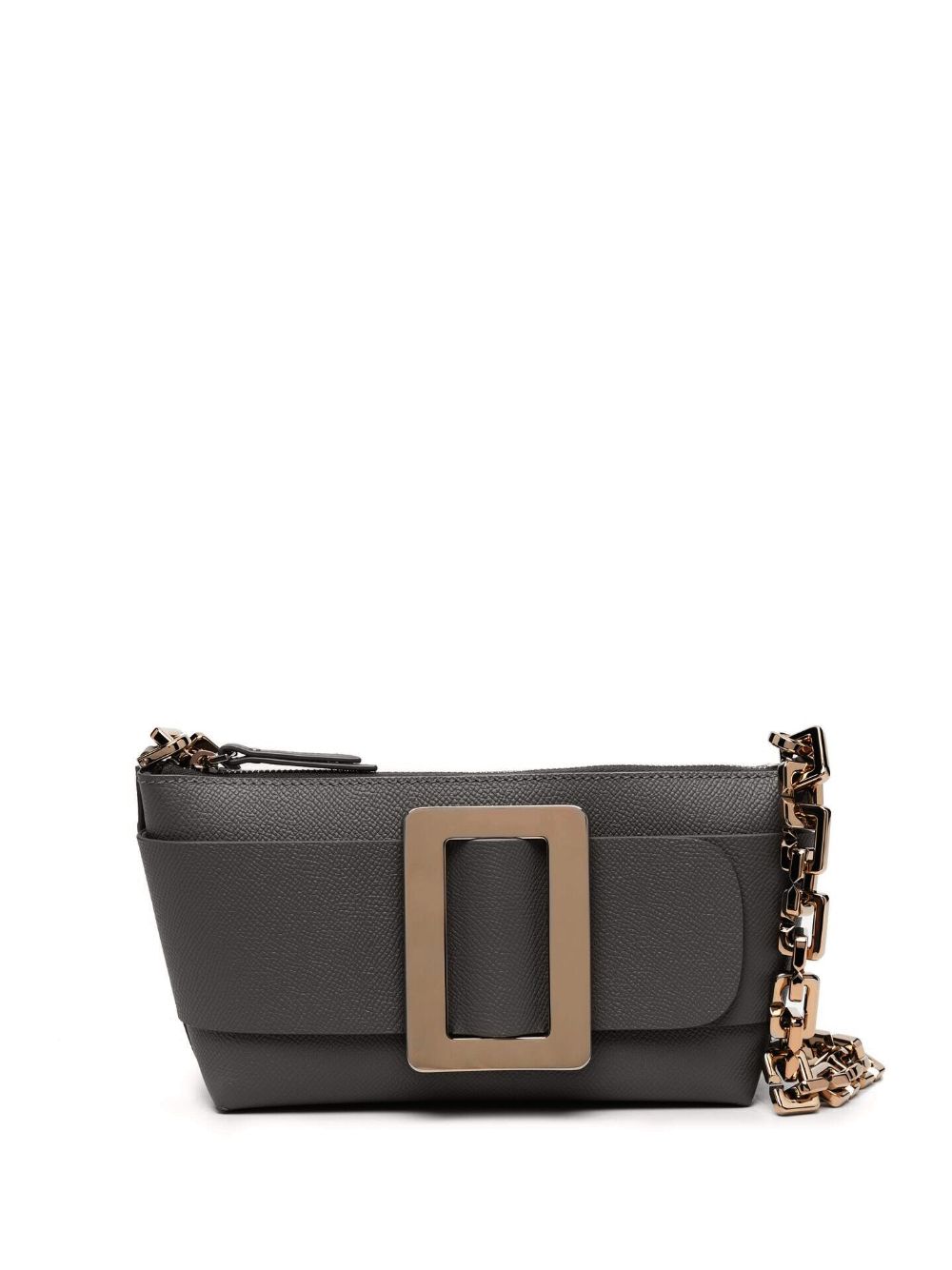 BUCKLEPOUCHETTEEPSOMCSCSDBLACK 버클 POUCHETTE EPSOM 레더 핸드백